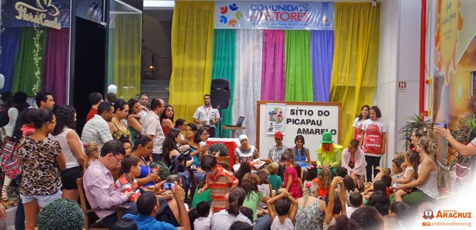 Projetos de incentivo à leitura da Secretaria de Educação fazem parte da programação do Shopping Oriundi