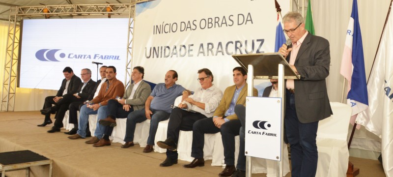 Carta Fabril oficializa início das obras da Unidade Aracruz