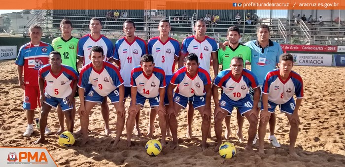 Aracruz vence o Vitória na 1ª rodada do 16º Campeonato Estadual de Beach Soccer