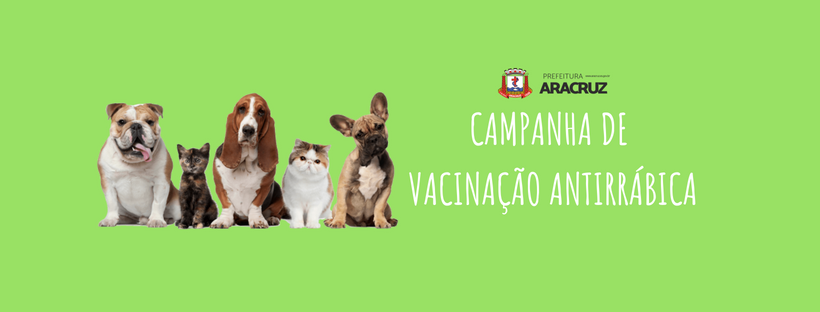 Confira a rota de Vacinação Antirrábica desta semana