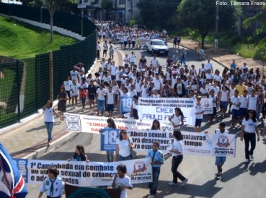 Mobilização contra violência e exploração sexual de crianças e adolescentes é realizada em Aracruz