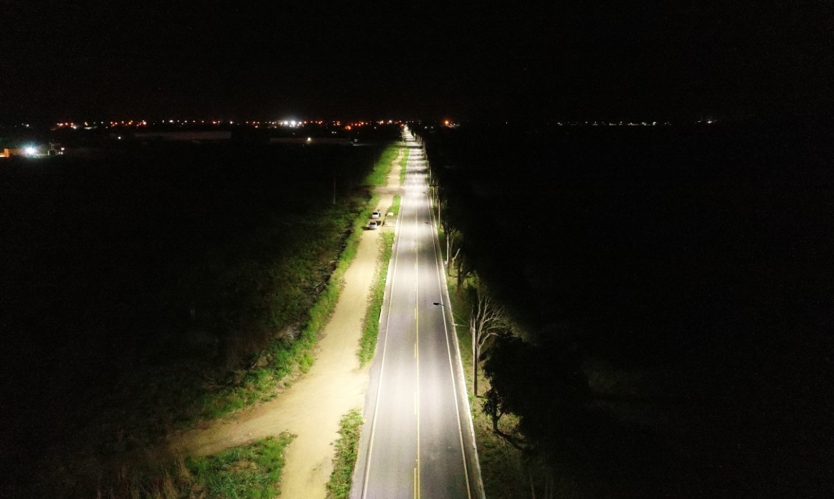 Quase 20 localidades de Aracruz já passaram pela modernização da iluminação pública