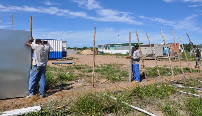 Obras das casas populares em Barra do Riacho são retomadas