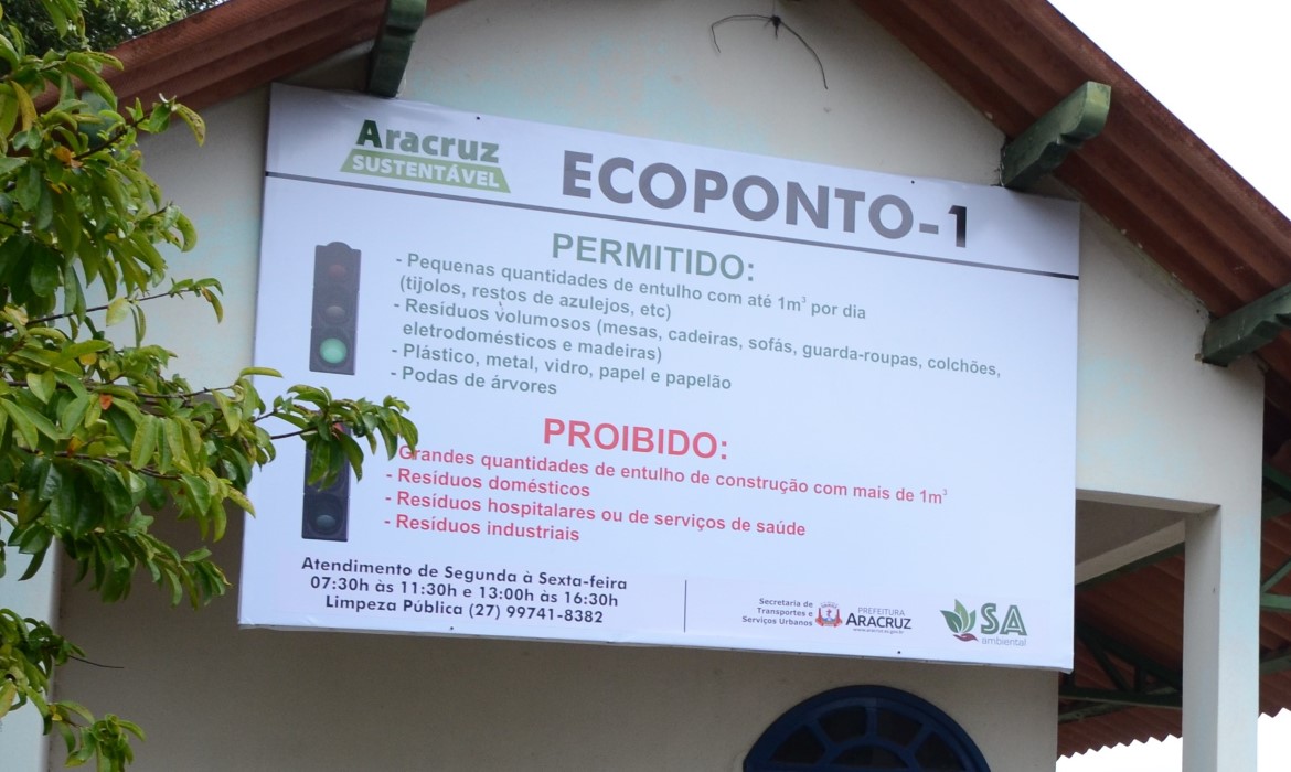 Novo Ecoponto recebe mais de 400 quilos de resíduo reciclável em duas semanas de funcionamento