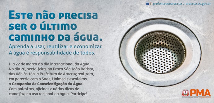 Campanha de Conscientização da Água é realizada em Aracruz