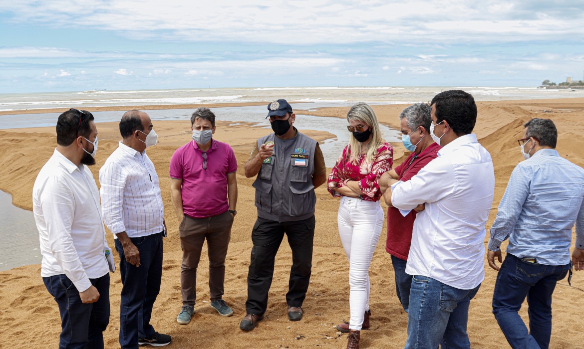 Prefeito recebe superintendente da SPU para debater ações da municipalização das praias