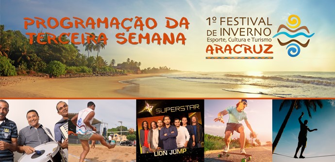 Trio Forrozão e final do Futvôlei são aguardados na programação do Festival de Inverno