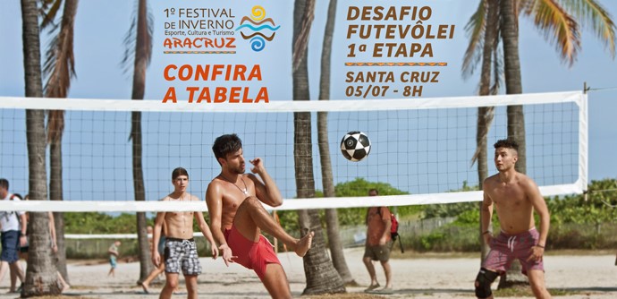 Confira a tabela do Desafio de Futevôlei 