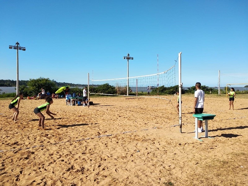 Jogos Escolares Municipais de Aracruz 2018 (JOEMA) iniciam com a modalidade Vôlei de Praia em Santa Cruz