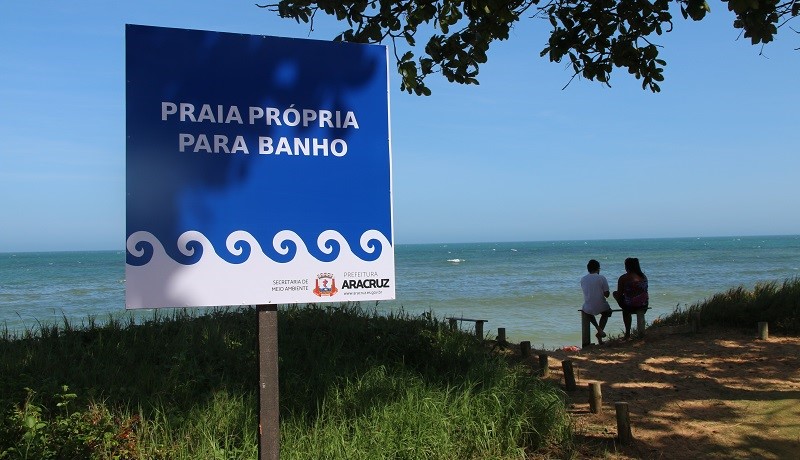 Balneabilidade: Todos os pontos de monitoramento estão próprios para banho no litoral de Aracruz