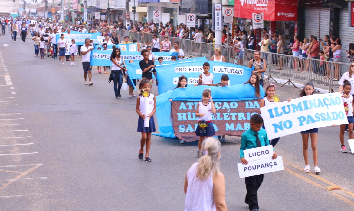 Mais de 4 mil pessoas vão participar do Desfile Cívico-Cultural de Aracruz no próximo domingo