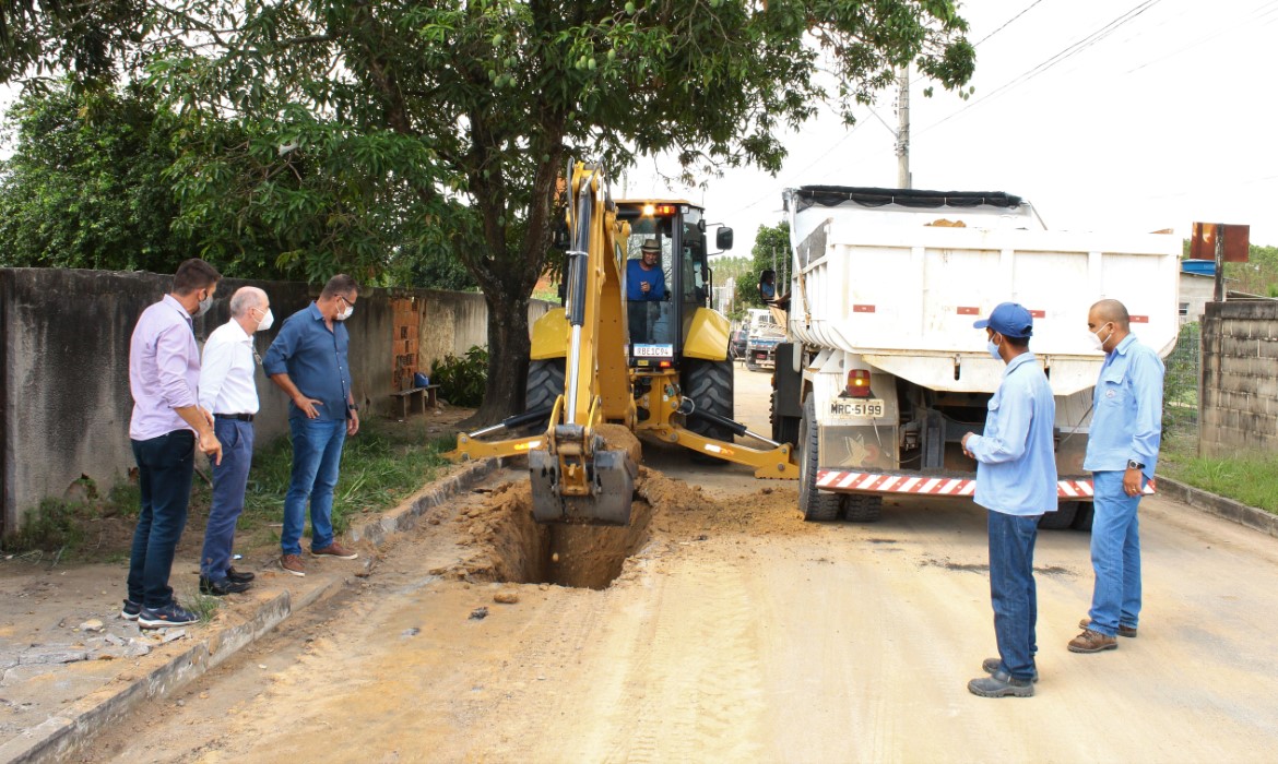 SAAE inicia obra de construção da rede de esgoto em Jacupemba 