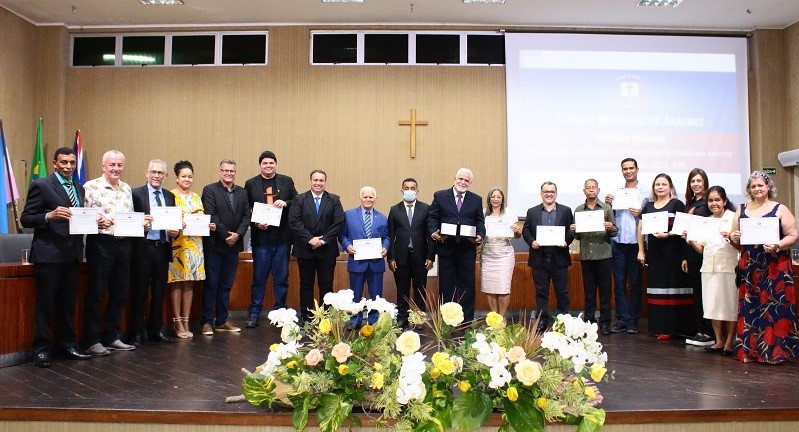 Prefeitura de Aracruz prestigia solenidade em homenagem aos 100 anos da PIBARA