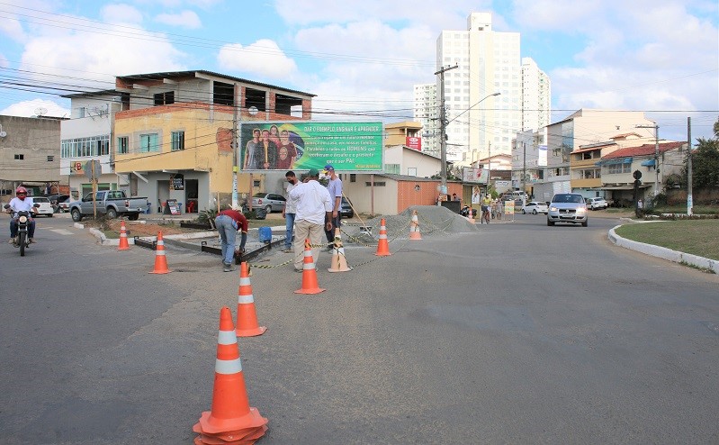 Município recebe obras de manutenção e implantação da sinalização viária