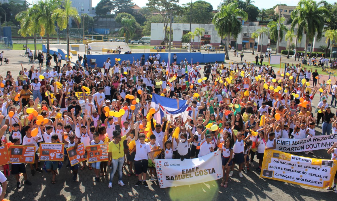 “Faça Bonito”: Prefeitura realiza caminhada de conscientização do Dia de Combate ao Abuso e Exploração Sexual de Crianças e Adolescentes