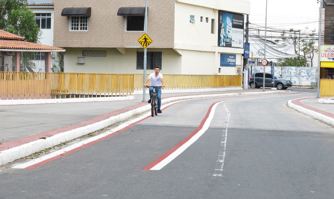 Aracruz terá seis quilômetros de ciclofaixa na sede do município 