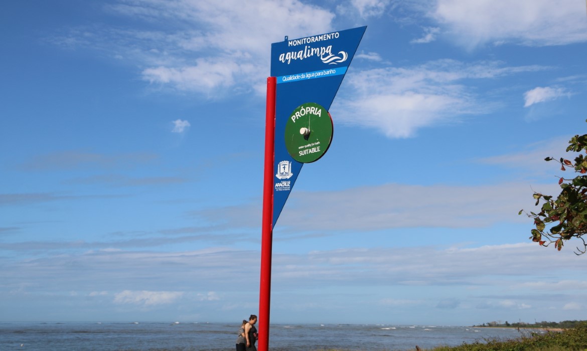Balneabilidade: todos os pontos de monitoramento das praias de Aracruz estão próprios para banho 
