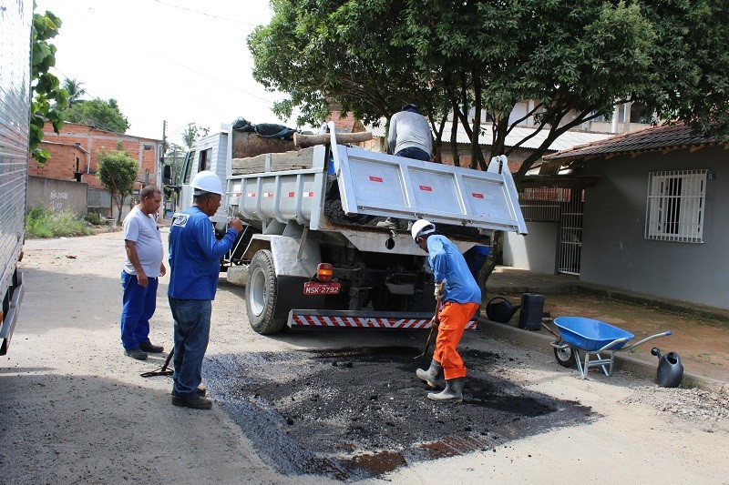 Obras de manutenção de vias da cidade já estão em andamento