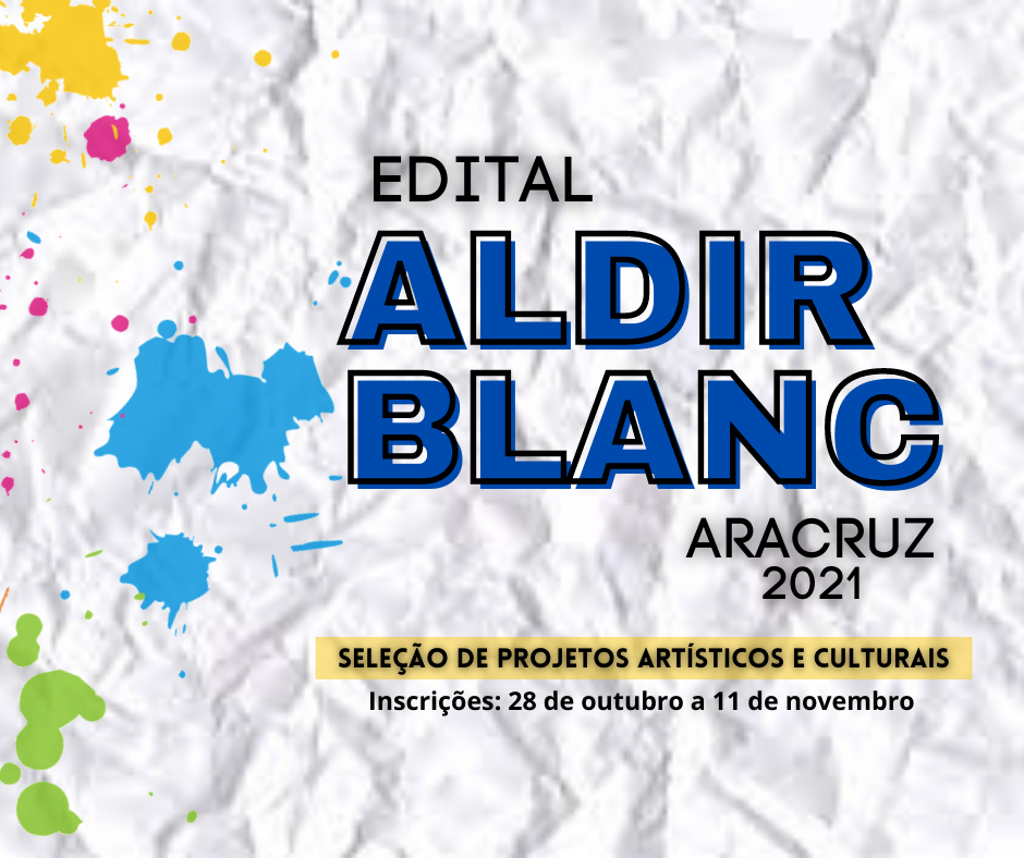 Edital Aldir Blanc: oficina para tirar dúvidas nesta sexta (05) em Santa Cruz