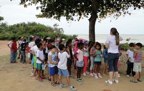 Escola de Barra do Sahy promove culminância do projeto “Na Onda Verde” na escola “Placidino Passos”