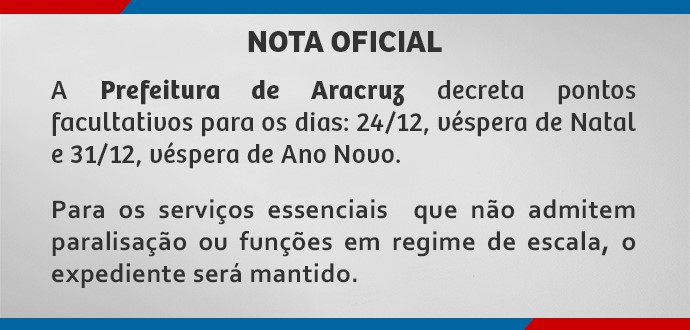 Nota Oficial 