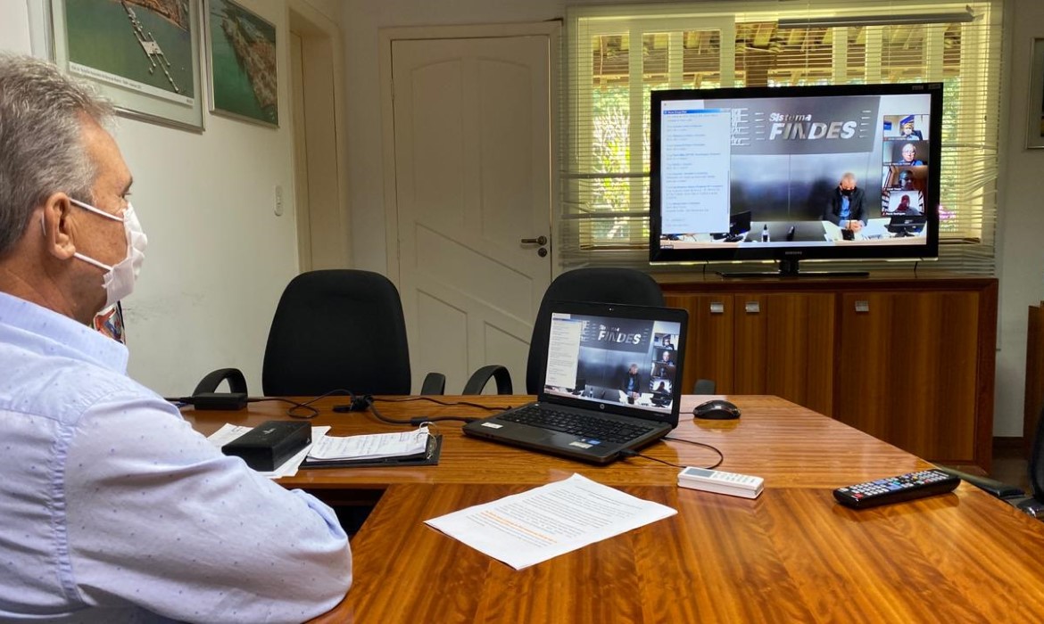 Prefeito de Aracruz participa de webconferência para o lançamento do 3º Anuário de Petróleo e Gás no ES