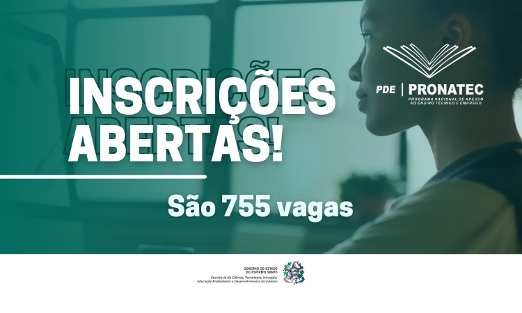 Pronatec oferece 755 vagas de cursos gratuitos no formato on-line/EaD