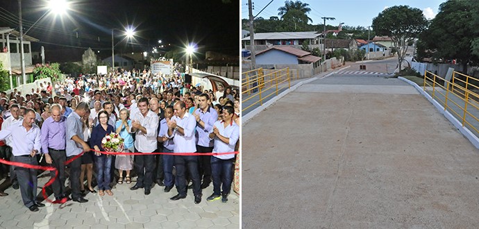 Obras: Ponte de Guaraná é entregue para a comunidade