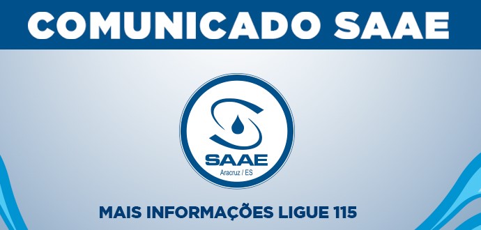 SAAE-ARA informa sobre contrato do credenciamento para recebimento de conta de água