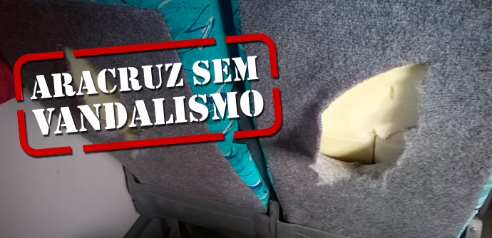 Vandalismo: ônibus de Aracruz que atendem população sofrem danos diariamente