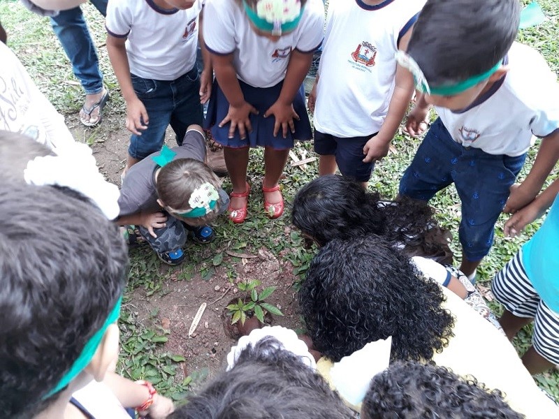 Cmei Donatila Coutinho realiza mais uma ação do projeto Amigos da Natureza