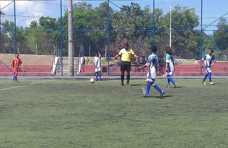 Projeto Saber Viver: 1º Torneio de Futebol 7 infanto Juvenil entretém famílias de Barra do Riacho