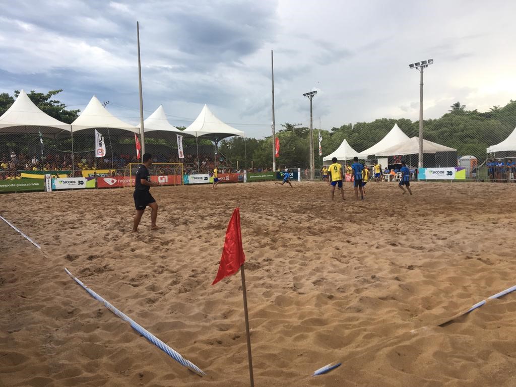 Campeões do campeonato de Beach Soccer dos Jogos de Verão 2019 serão conhecidos no próximo sábado (23)