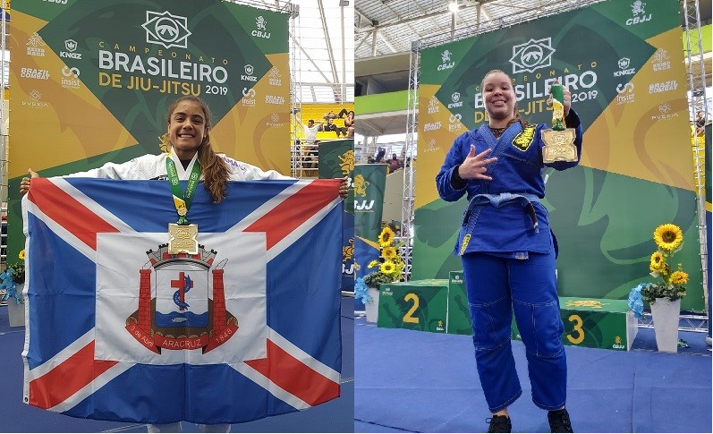 Bolsa Atleta Municipal: atletas aracruzenses são campeãs do Brasileiro de Jiu Jitsu (CBJJ) 2019