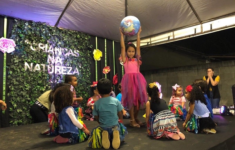 Alunos do CMEI Cinderela dão show com o “Projeto Crianças na Natureza”