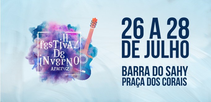 Festival de Inverno: shows e Rua do Lazer neste final de semana, na Barra do Sahy