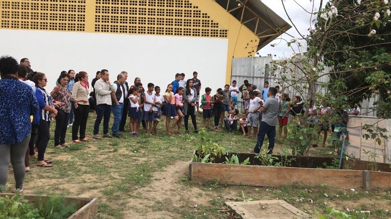 Composteira é instalada no CMEB Álvaro Souza