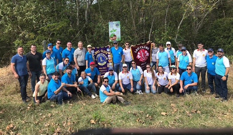 Prefeitura de Aracruz e Lions Clube trabalham na recuperação de nascentes