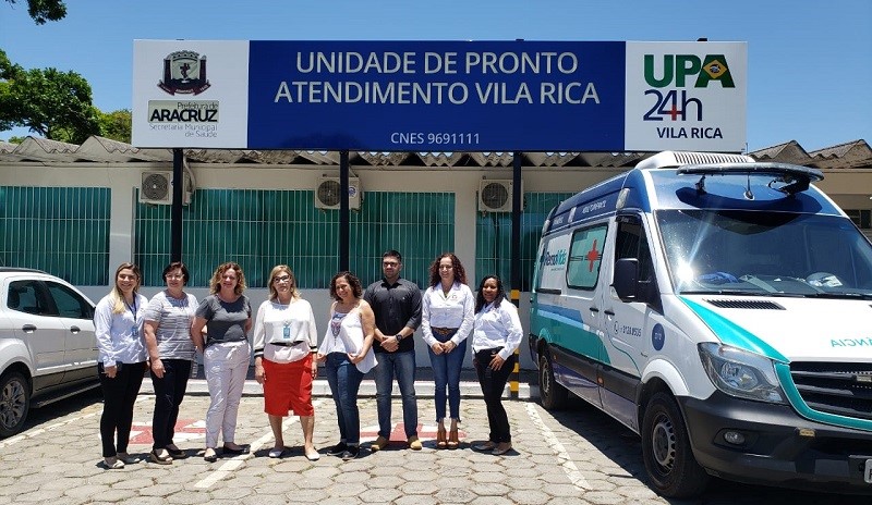 Comitiva da prefeitura de Venda Nova do Imigrante faz visita técnica para conhecer gestão da saúde de Aracruz