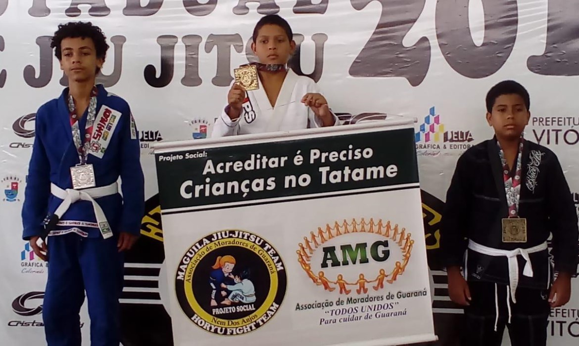 Atletas de Guaraná levam medalhas no Campeonato Estadual de Jiu-Jítsu