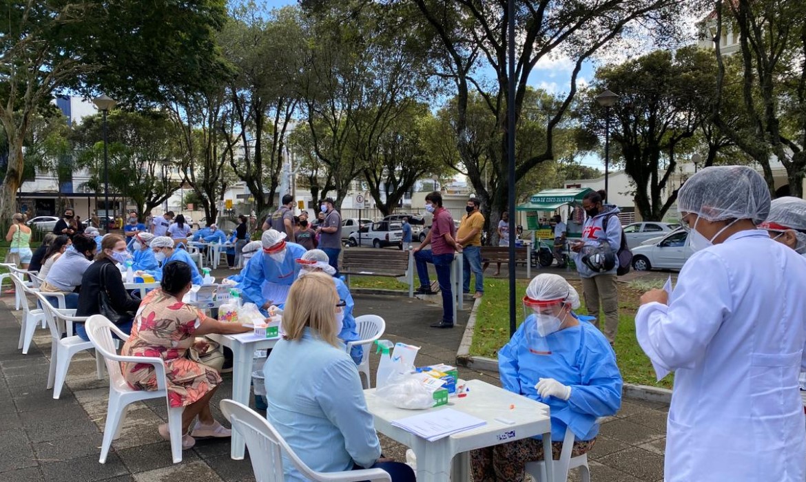 Monitora Aracruz realiza quarta etapa de testagem para identificar pessoas contaminadas pelo novo coronavírus