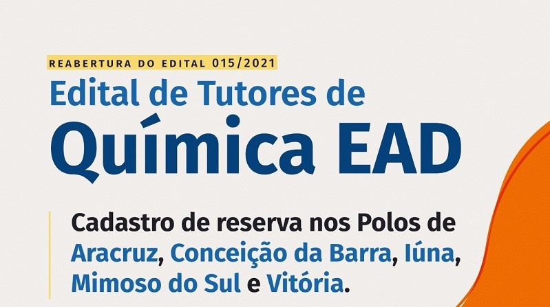 Prefeitura de Aracruz publica edital de tutores em química EAD