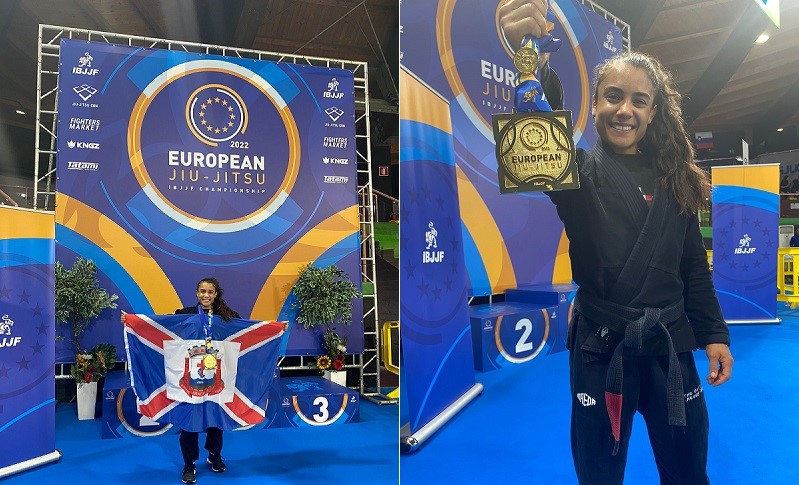 Thaís Loureiro sagra-se campeã do "European IBJJF Jiu-Jitsu Championship 2022” 