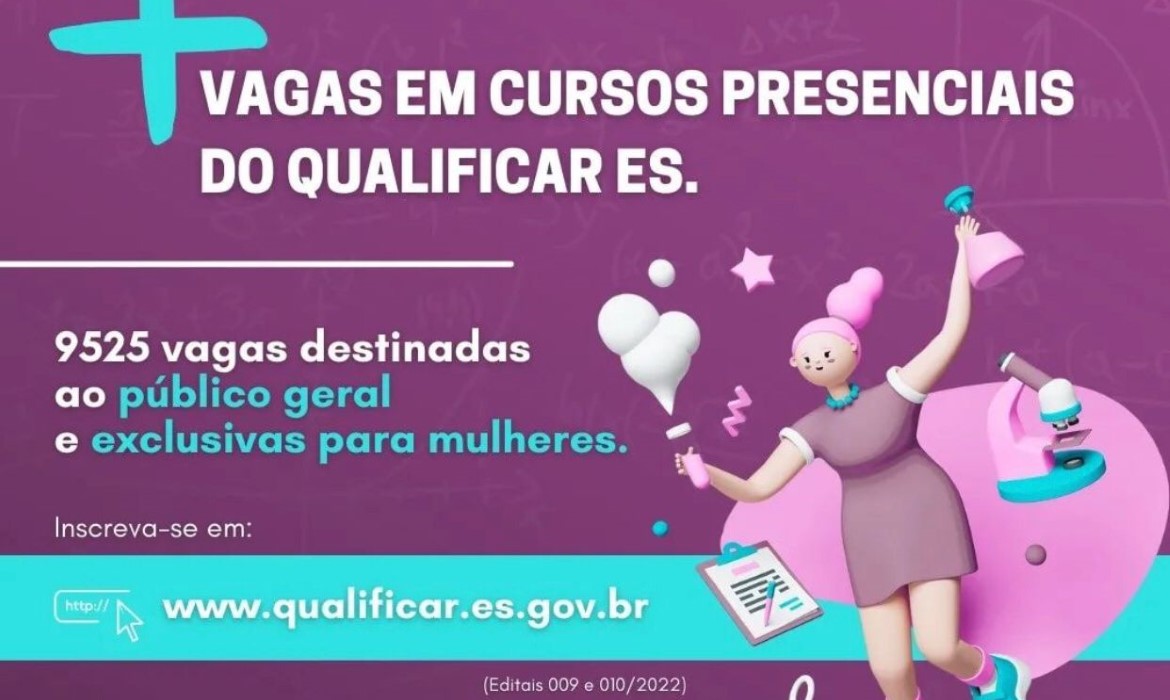 Programa Qualificar ES divulga resultado das inscrições dos cursos