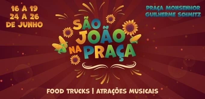 São João na Praça começa nesta quinta (16). Veja a programação 