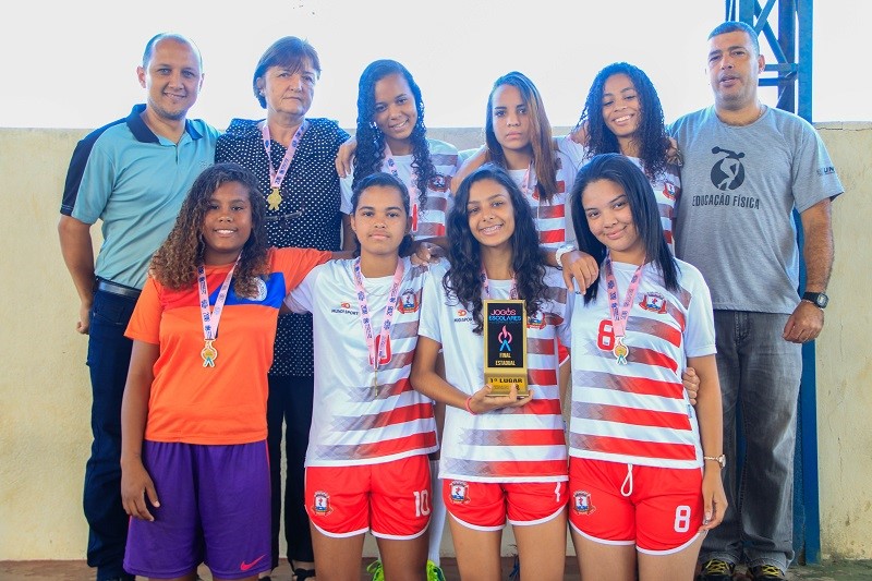 Jogos Escolares do Espírito Santo: Futsal Feminino Infantil da Ezequiel Fraga Rocha é campeão da Etapa Estadual