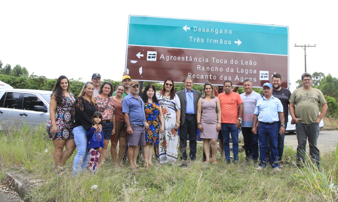 Placas da rota do Agroturismo de Aracruz começam a ser instaladas