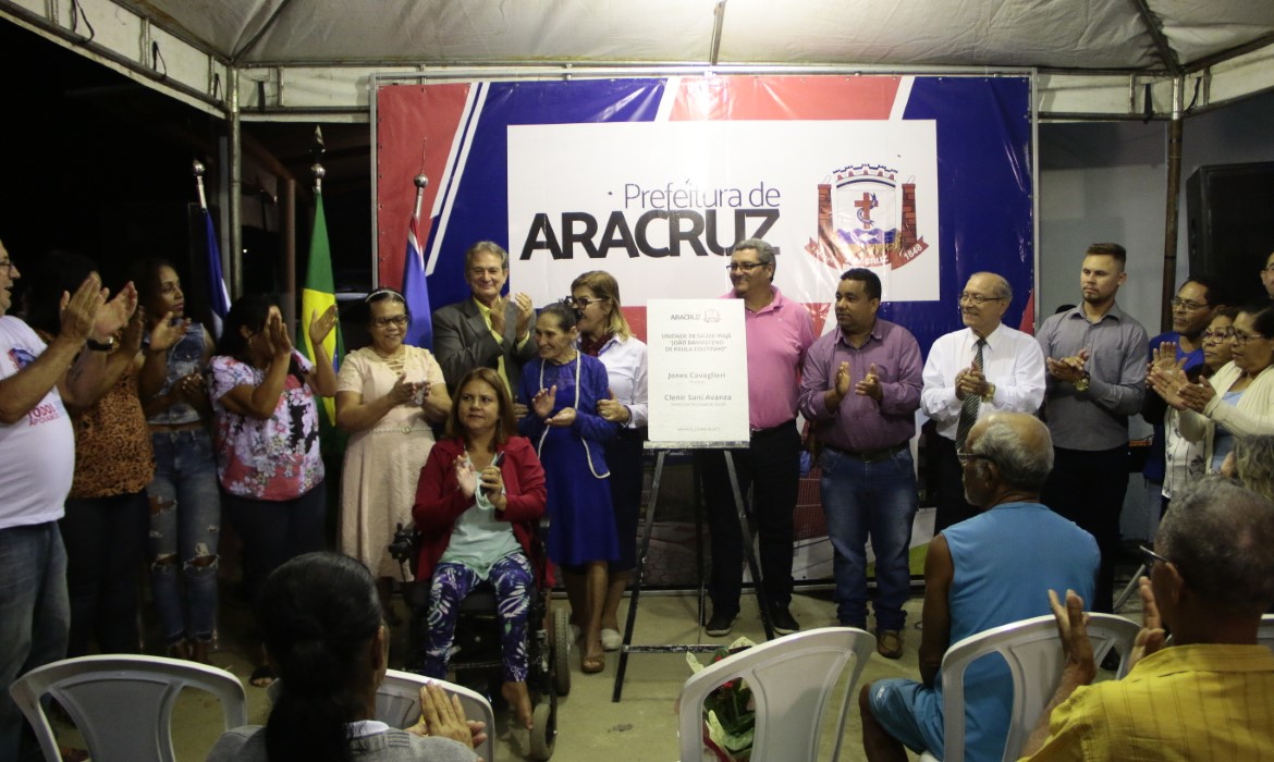 Muitas homenagens na inauguração do Posto de Saúde do Novo Irajá