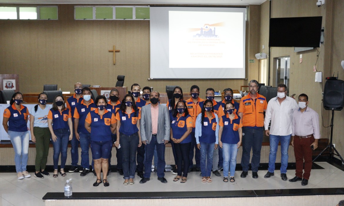 Encerramento da 2ª Semana Municipal de Proteção e Defesa Civil é marcado com solenidade na Câmara Municipal