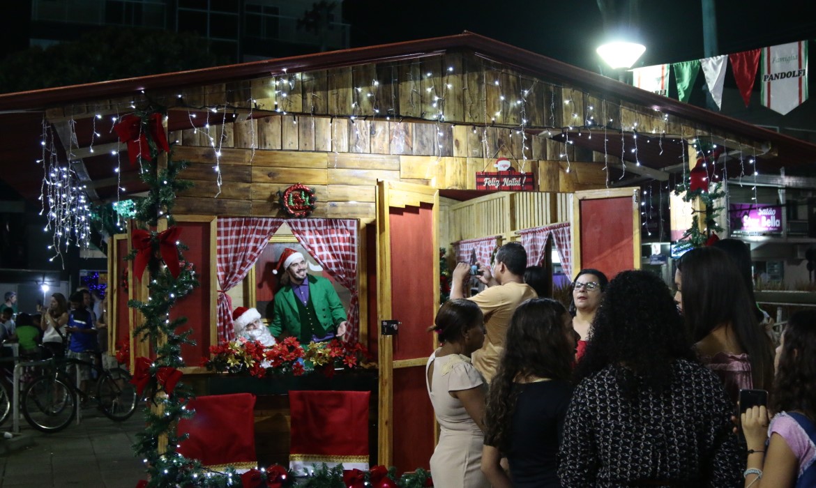 Natal Luz: visitação à Casinha do Papel Noel na Praça da Matriz a partir desta sexta (20)